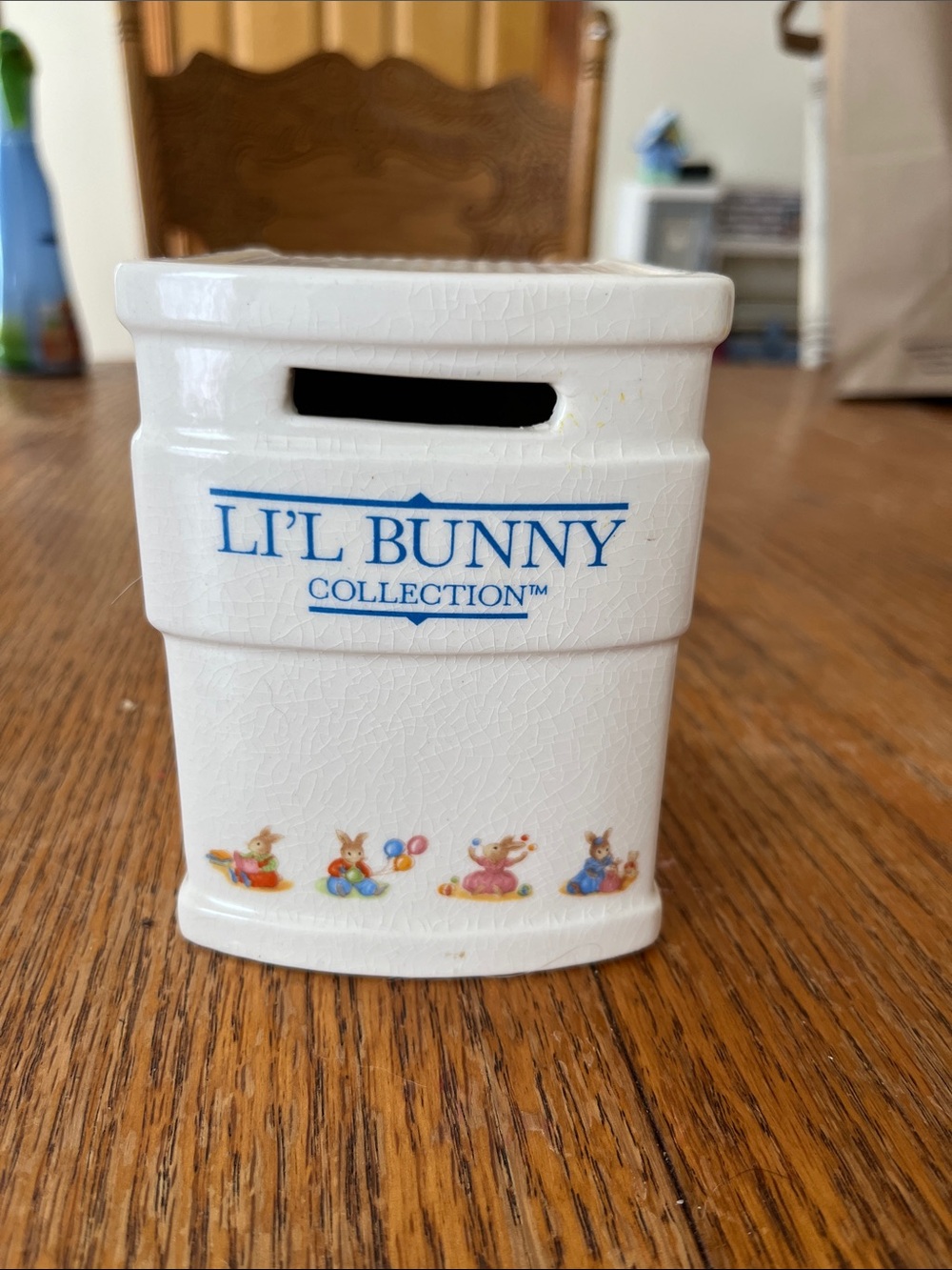 Li'L Bunny Mount Clemens Pottery Bunny Rabbit vintage Japan Piggy Bank